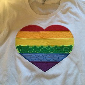 T-shirt made by me applique size medium 7/8